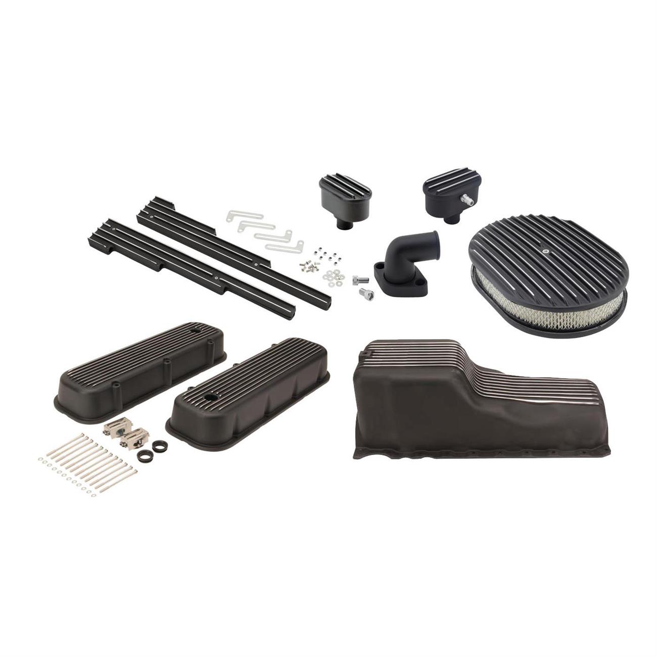 Black Finned Big Block Fits Chevy Dress Up Kit