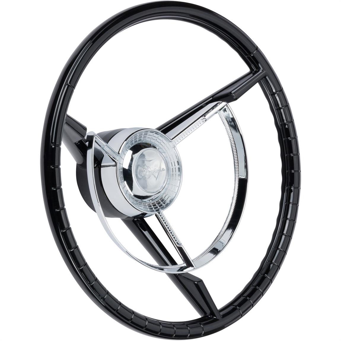 195657 Ford Thunderbird Steering Wheel With Horn Button, 15 Inch