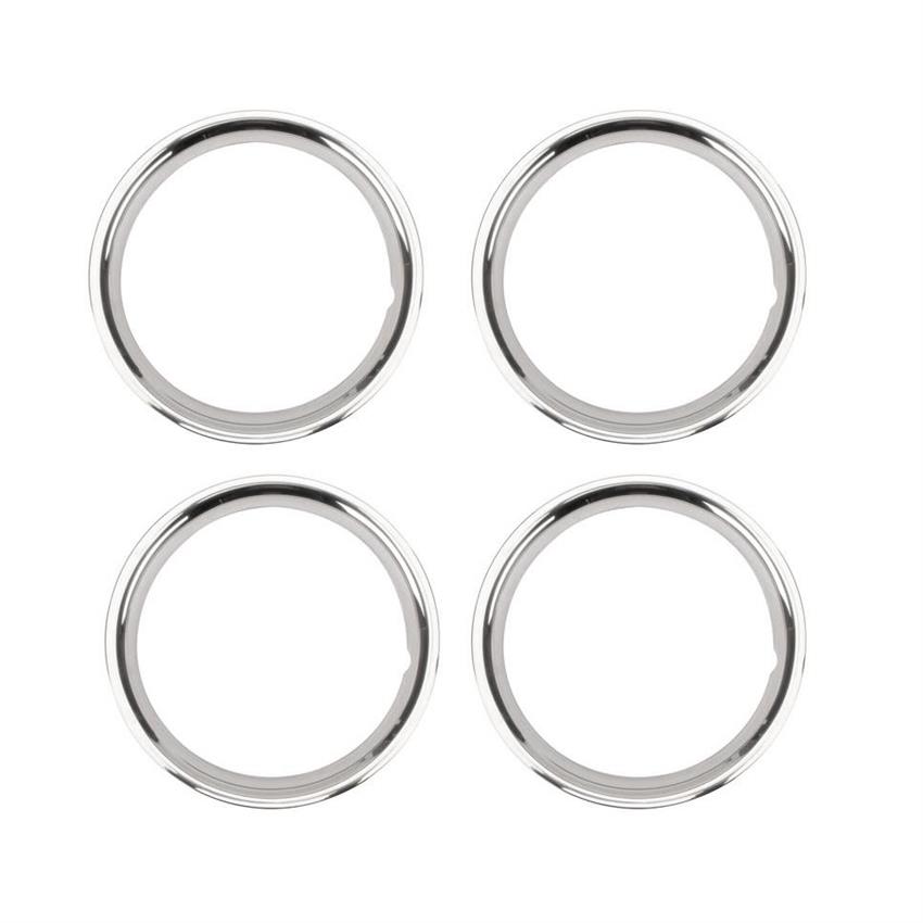 Stainless Steel 15 Inch Wheel Beauty Ring, Smooth, 4Pack