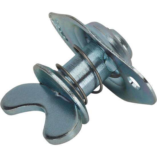 Butterfly SelfEjecting Quarter Turn Fasteners, .700 In Grip, Pack/10