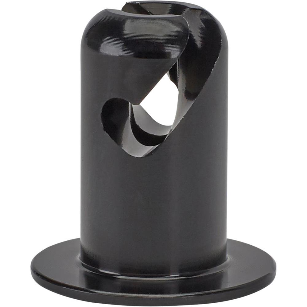 Black Aluminum 1/4 Turn Panel Fasteners, .500 Inch Grip, Pack/10