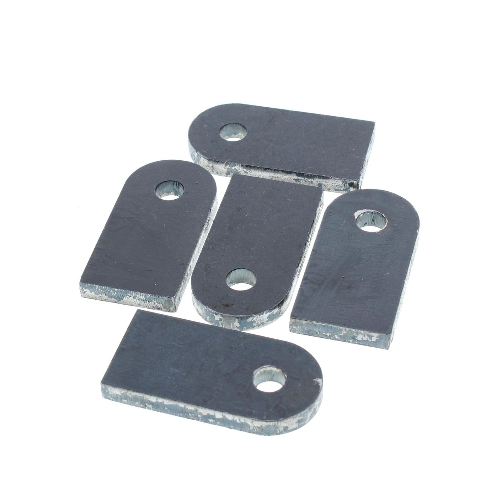 WeldOn Chassis Tabs, 21/2 Inch with 3/8 Hole