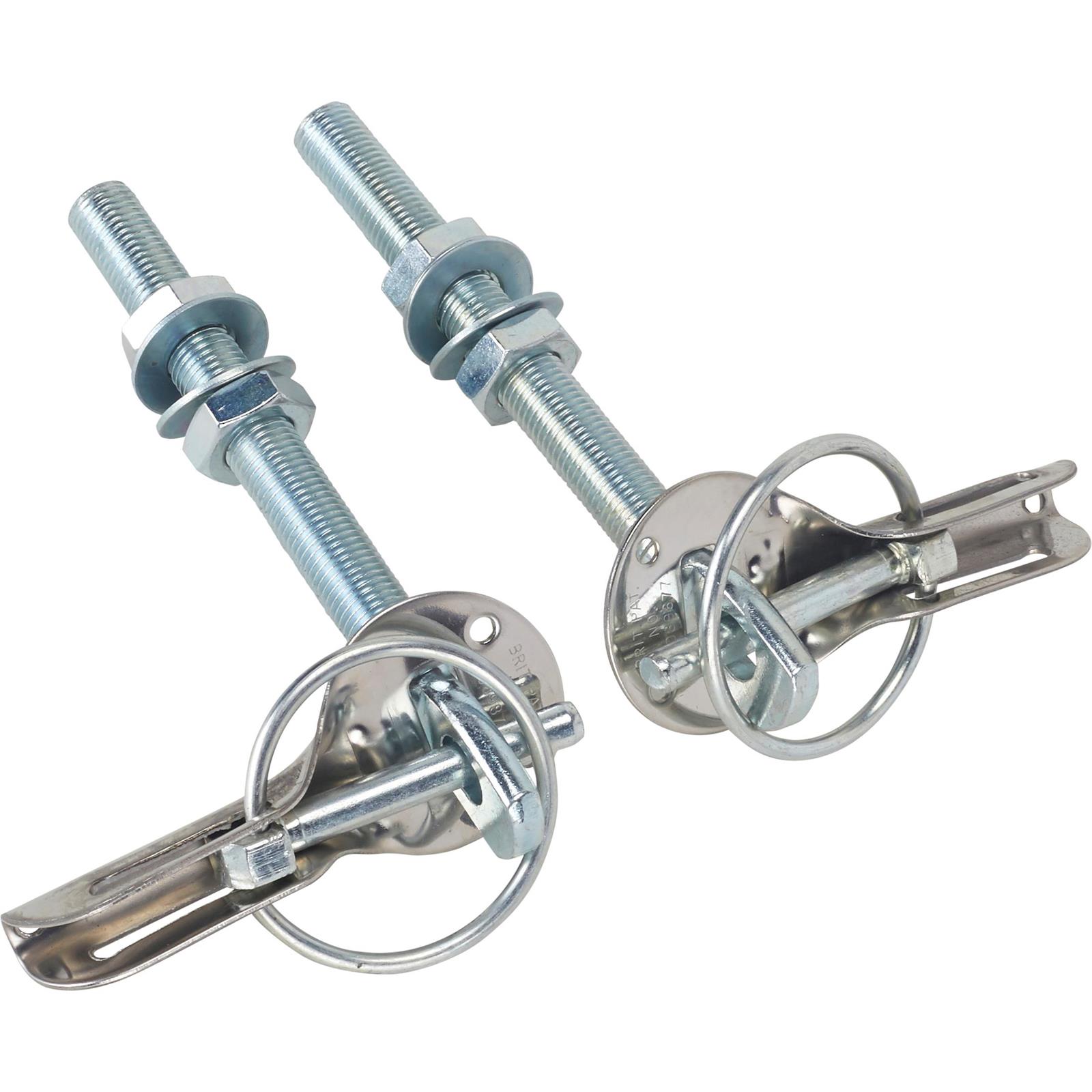 Hood Pins with Captive Clips