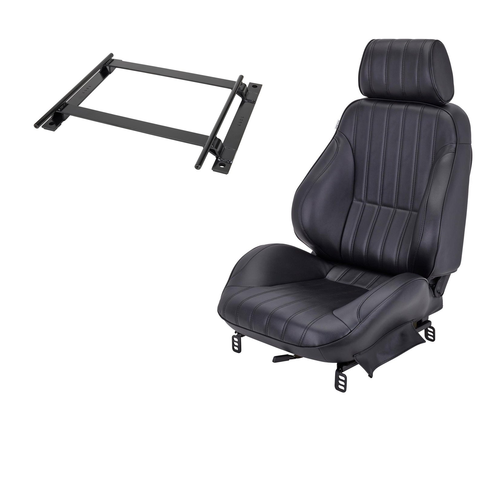 Procar Rally Series Seat, Driver w/Frame, Slider & Mount