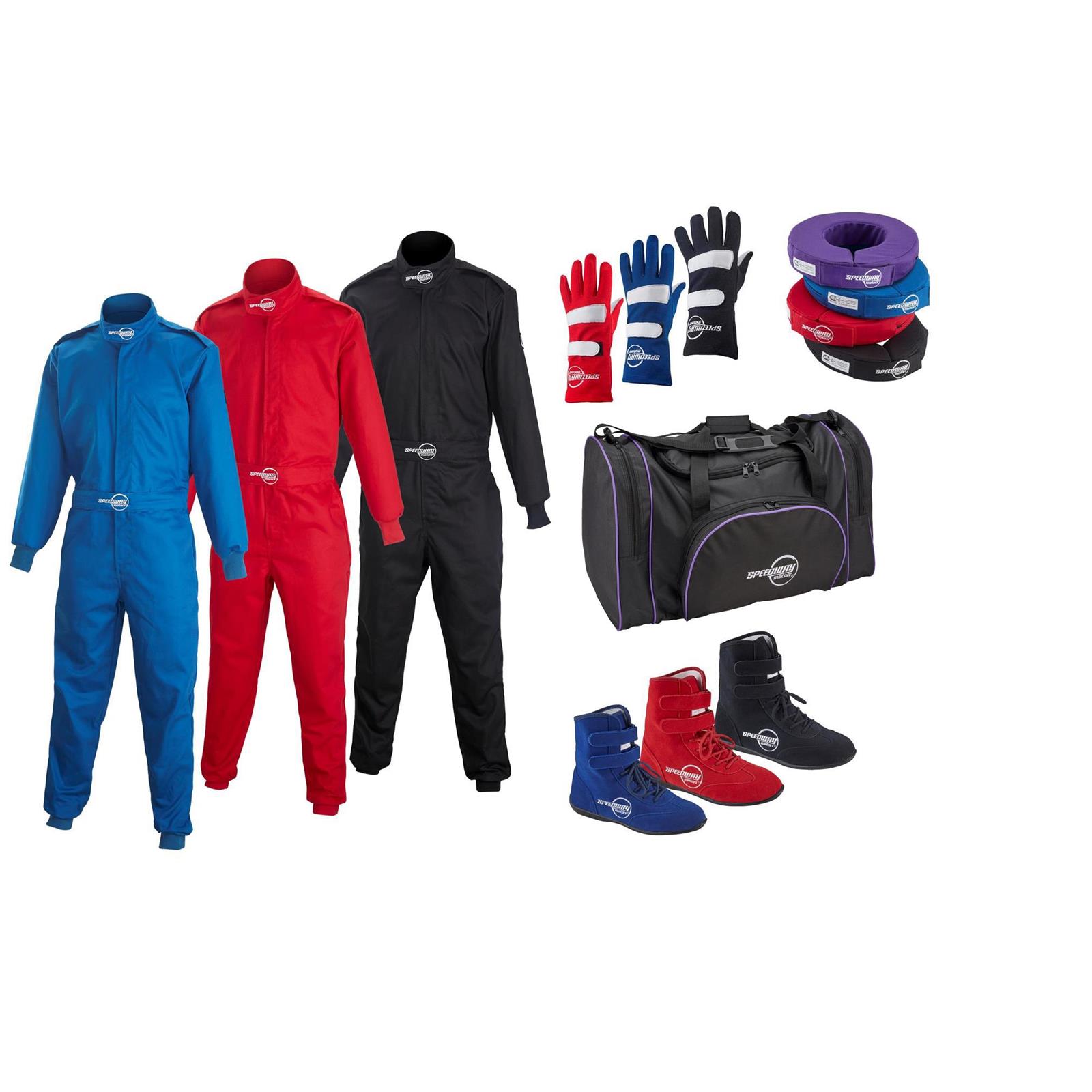 Speedway OneLayer OnePiece Economy Racing Suit Combo & Bag
