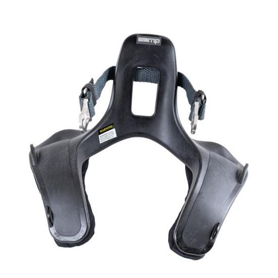 ZAMNT008003L SFI 38.1 Z-Tech Series 8A Plastic Head & Neck Restraint, Black - Large