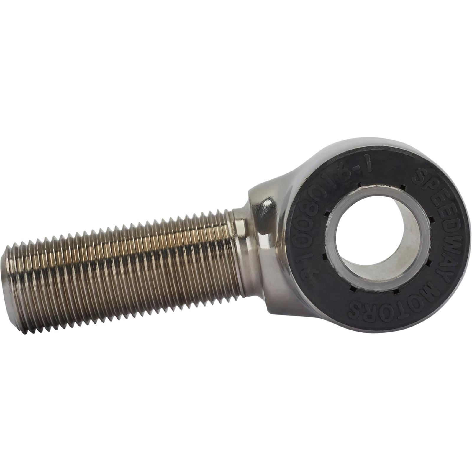 Speedway Stainless 4Bar Rod End, 3/416 RH Thread, Polished