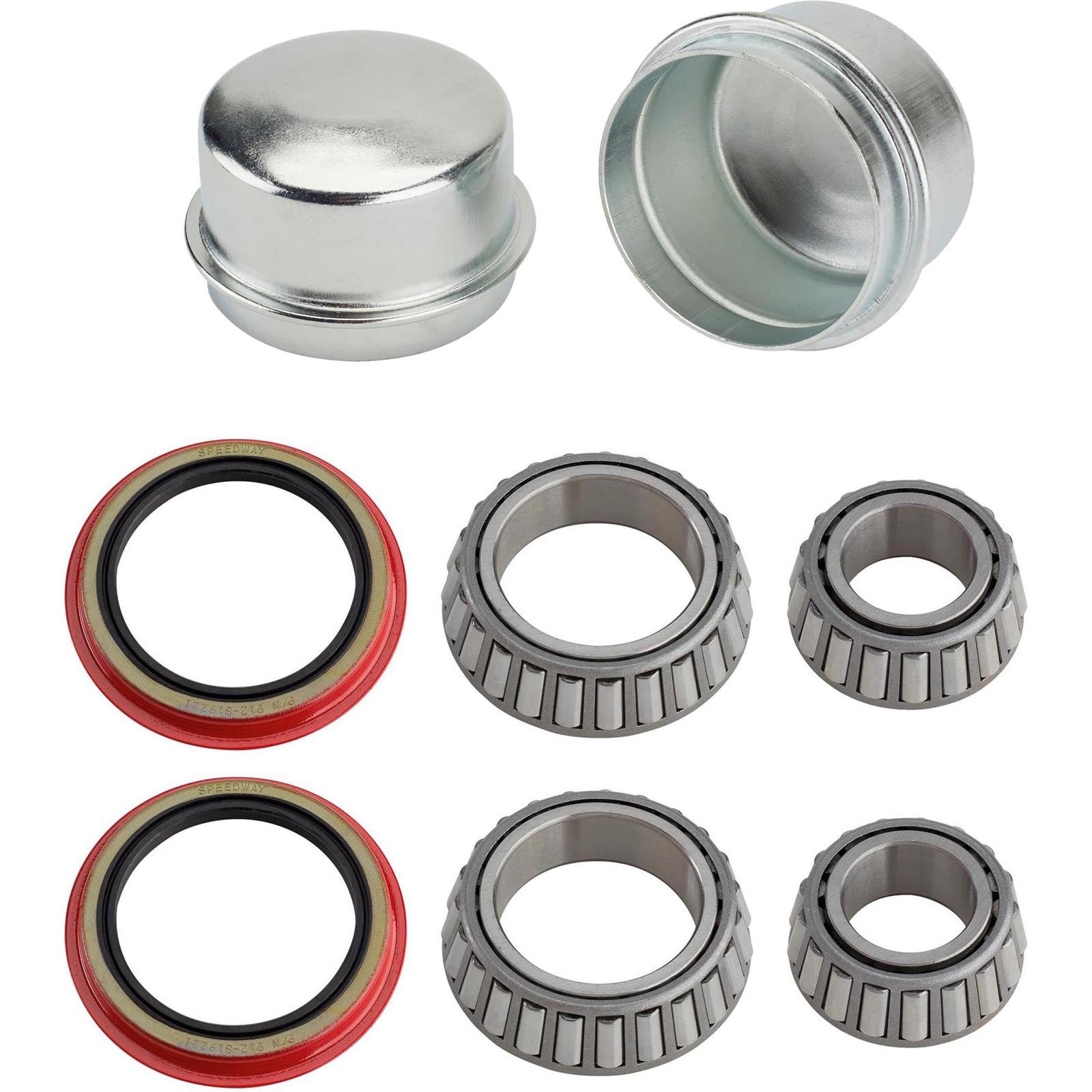 BearingSeal Kit for Mustang II Brake Rotors w/Dust Caps