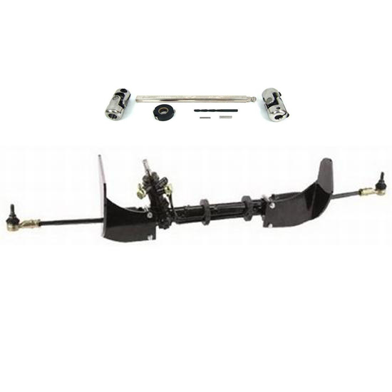 195557 Chevy Power Rack & Pinion with Factory Steering Shaft