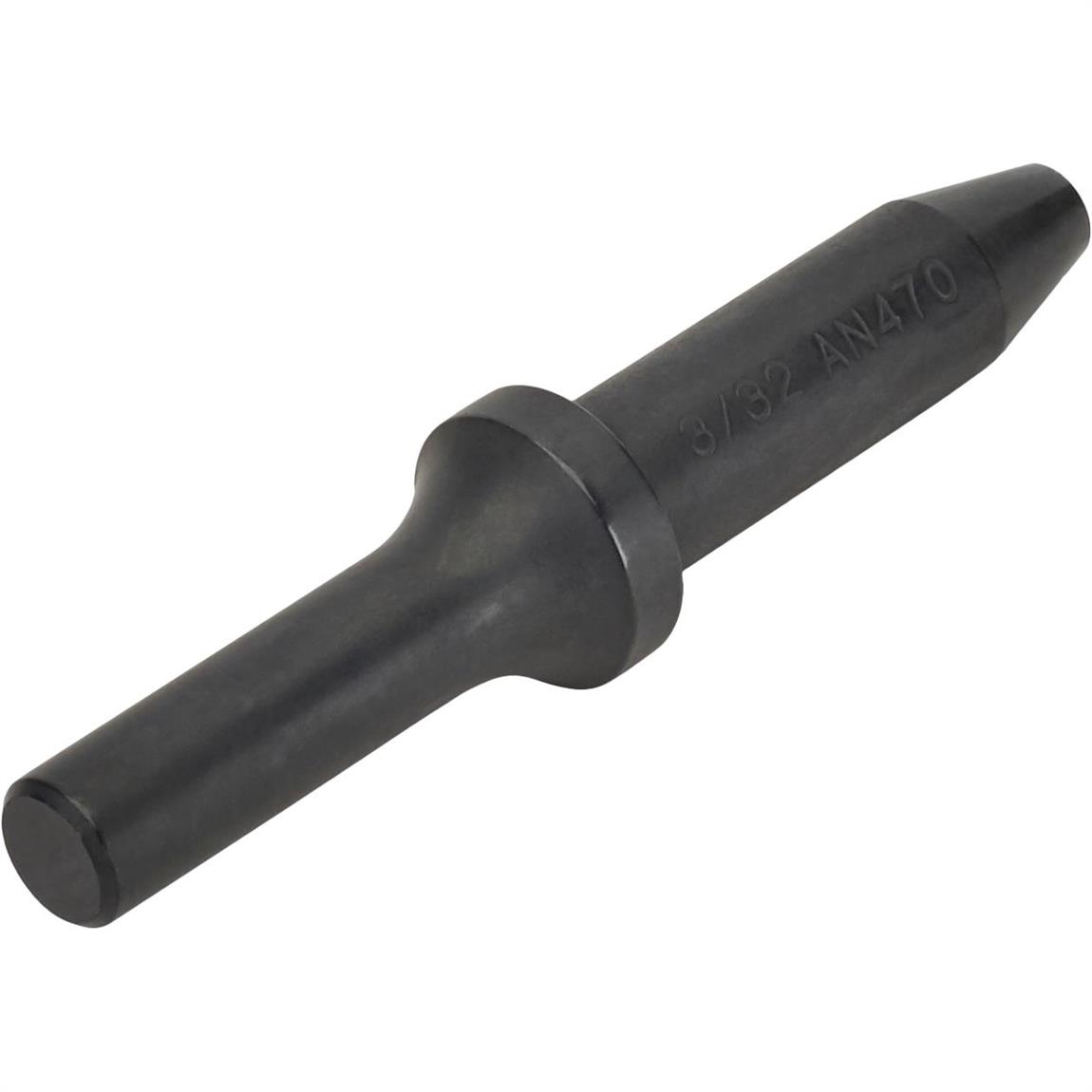 Rivet Set 3 1/2 Inch, Straight, .401 Shank, 4 Piece Set