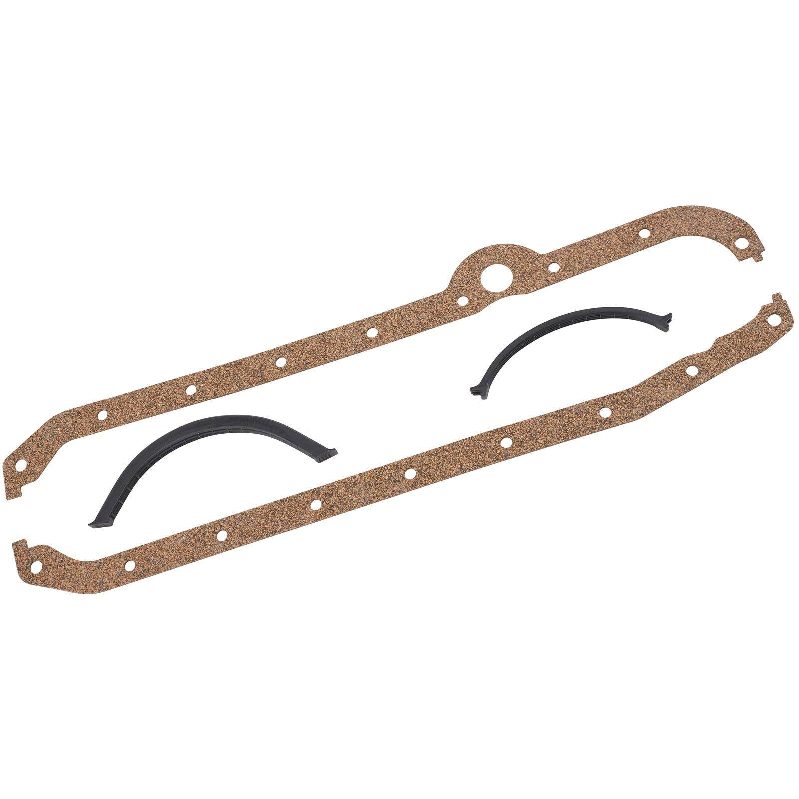 Speedway Small Block Chevy Oil Pan Gaskets, RH Side Dipstick