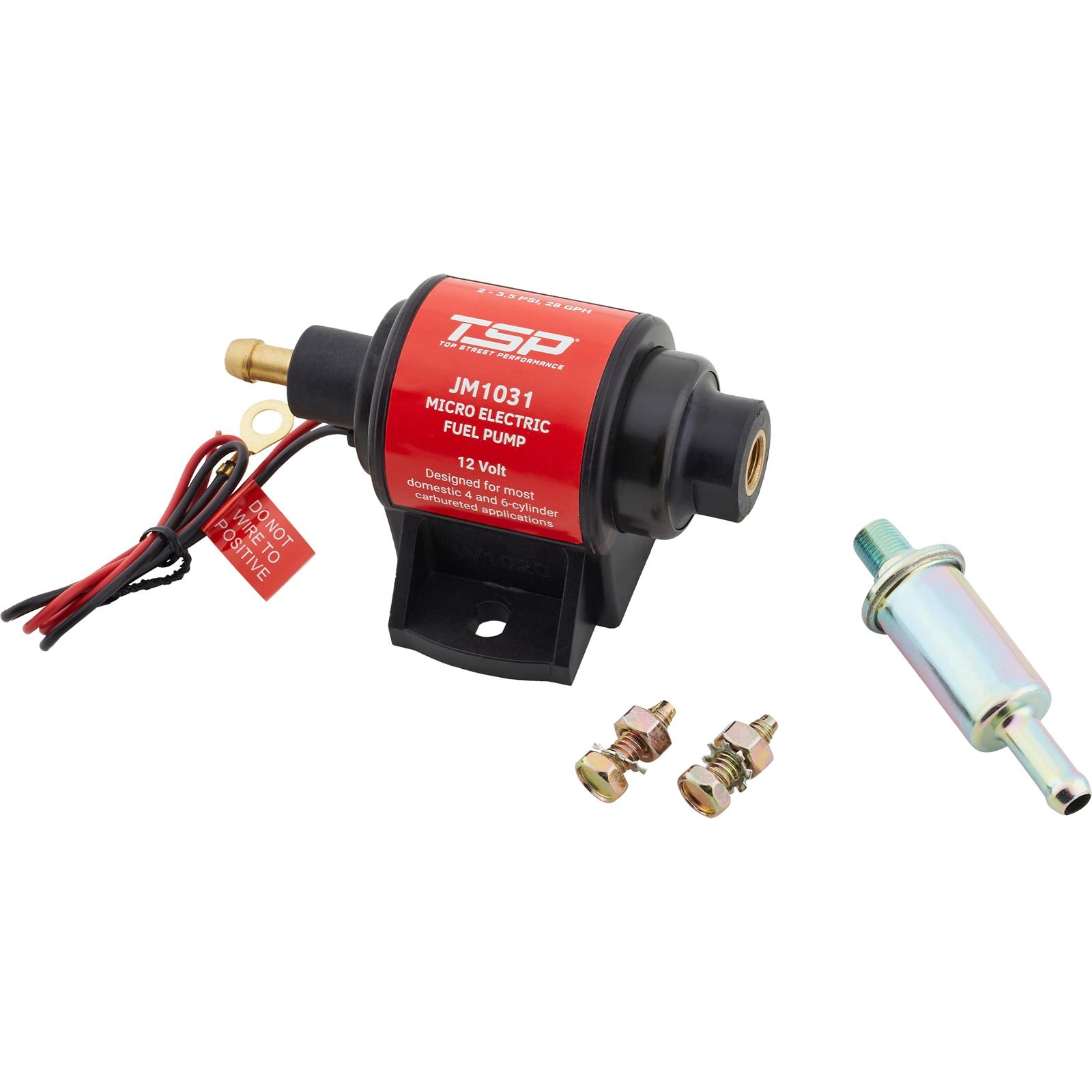 Holley Mighty Mite Electric Fuel Pump - 25 GPH, 1.5-4 PSI For Up To 300HP