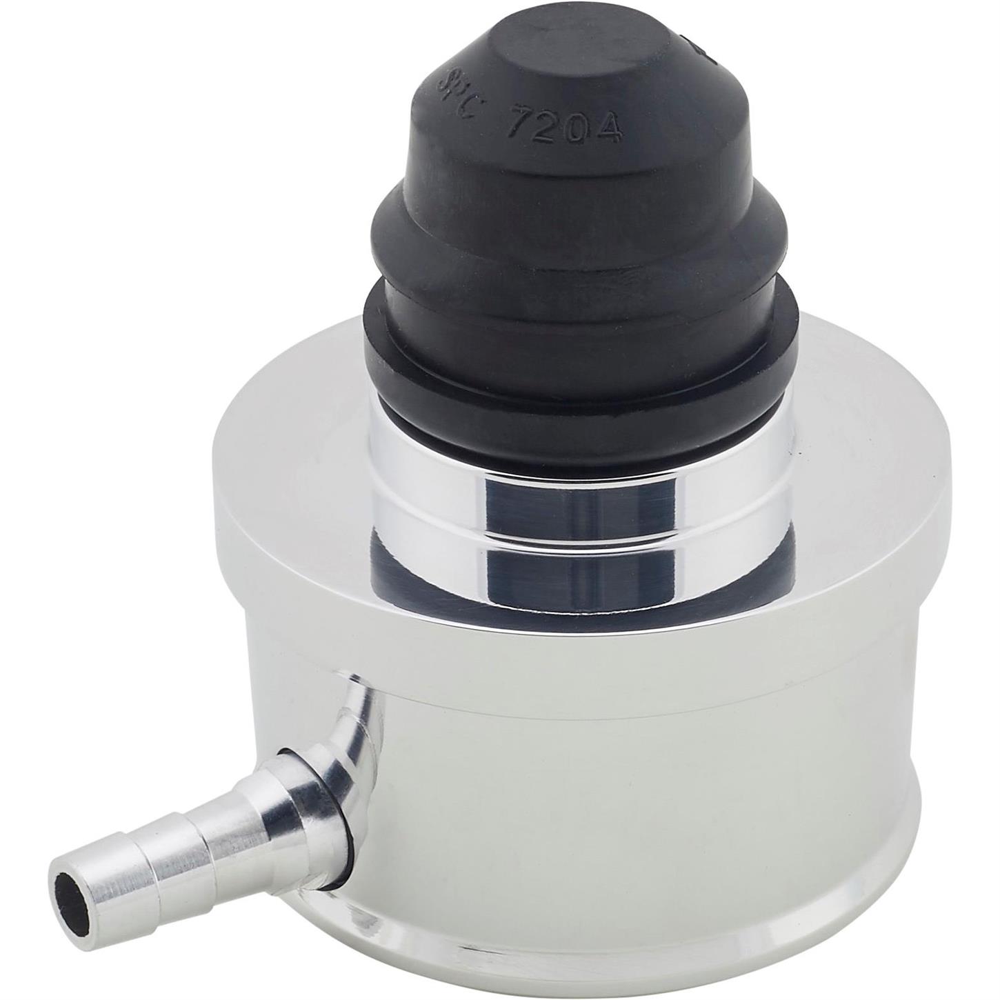 Billet Style Aluminum Breather With PCV Valve