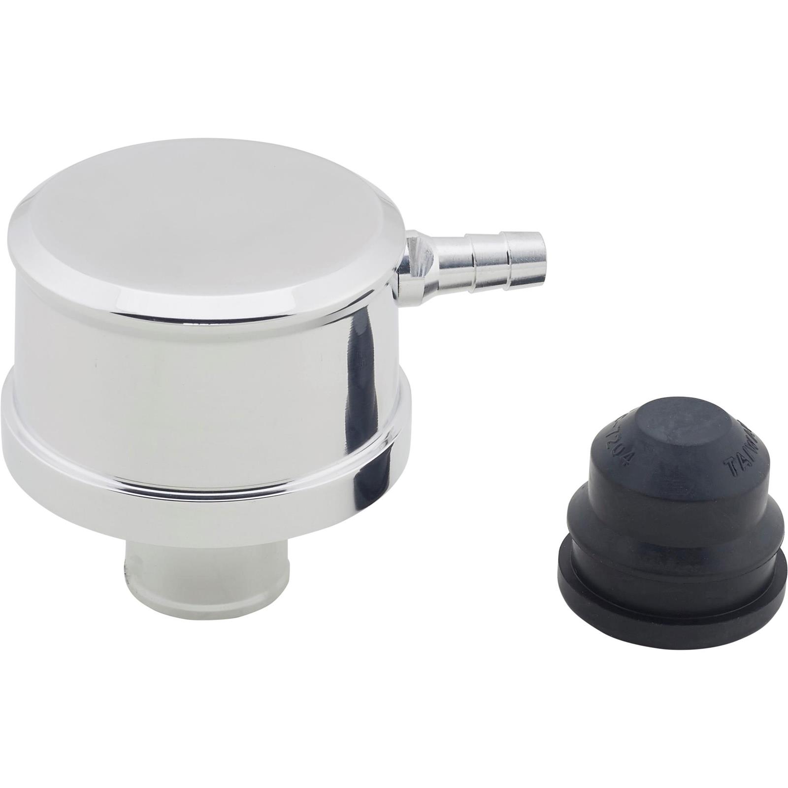 Billet Style Aluminum Breather With PCV Valve