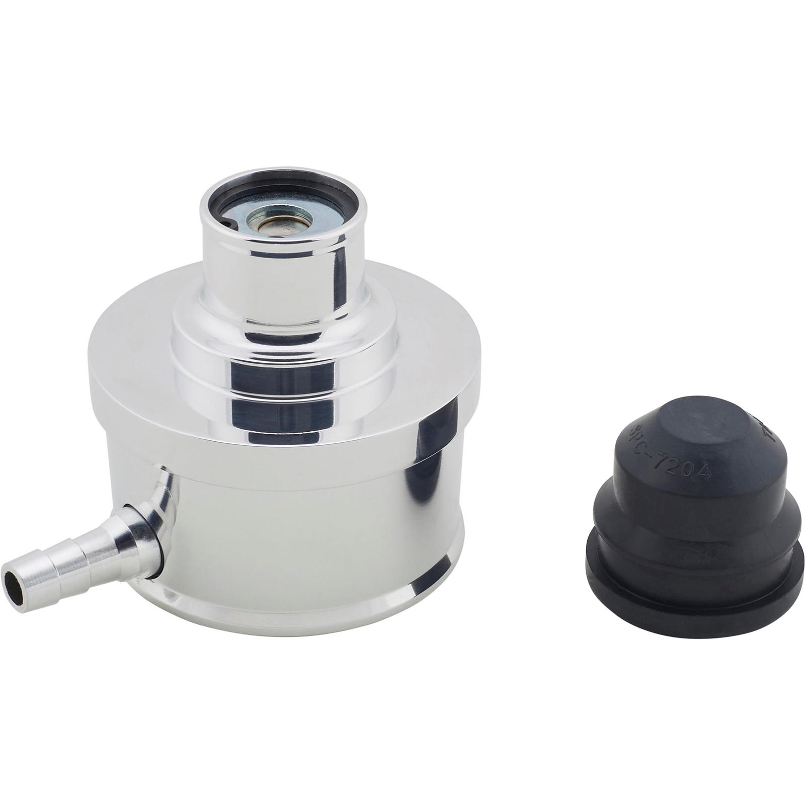 Billet Style Aluminum Breather With PCV Valve