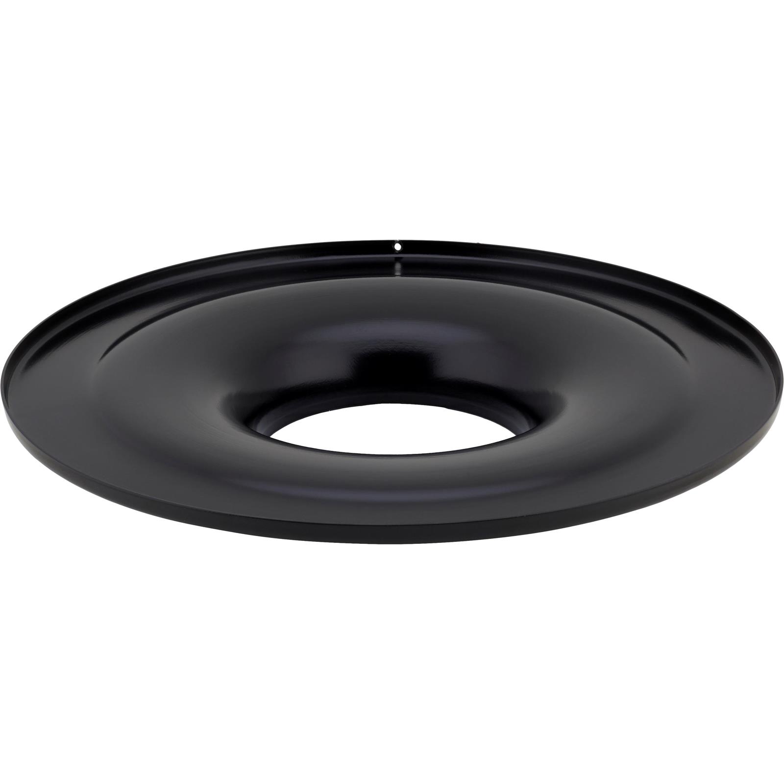 Speedway 14 Inch Air Cleaner Housing Flat Base, Black Powdercoat