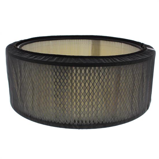 Black Air Filter Cover, 14 x 5 Inch