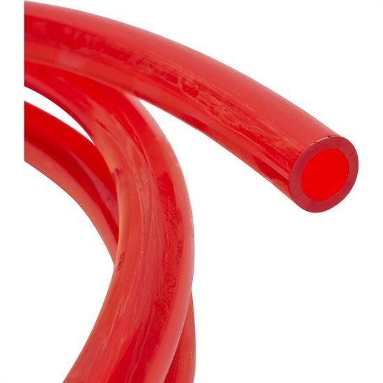 Red SeeThrough Fuel Line Hose, 5/16 Inch I.D. x 6 Ft.