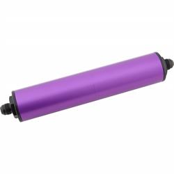Purple 10 Inch Aluminum Fuel Filter, Stainless Element