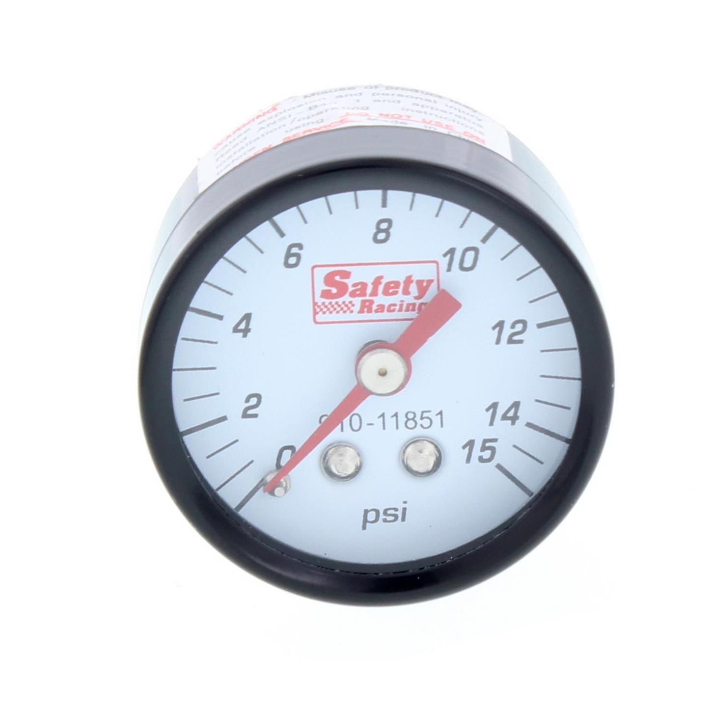 Speedway Remote Pressure Gauge 015 PSI