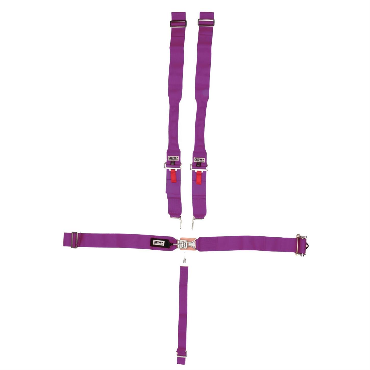 Crow SFI 16.1 5-Point Ratchet Latch & Link Racing Harnesses