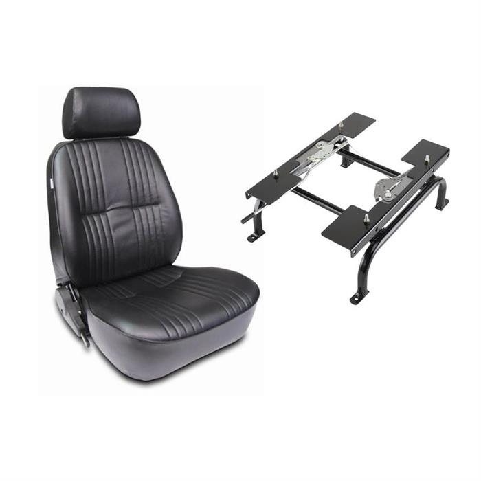 Pro-90 Series Bucket Seat, Passenger Side, Black, with Seat Mount