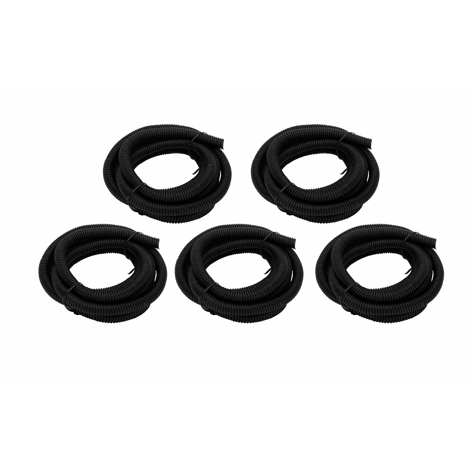 Split Wire Loom Conduit Tubing Kit, 1/4, 3/8, 1/2 and 3/4 Inch