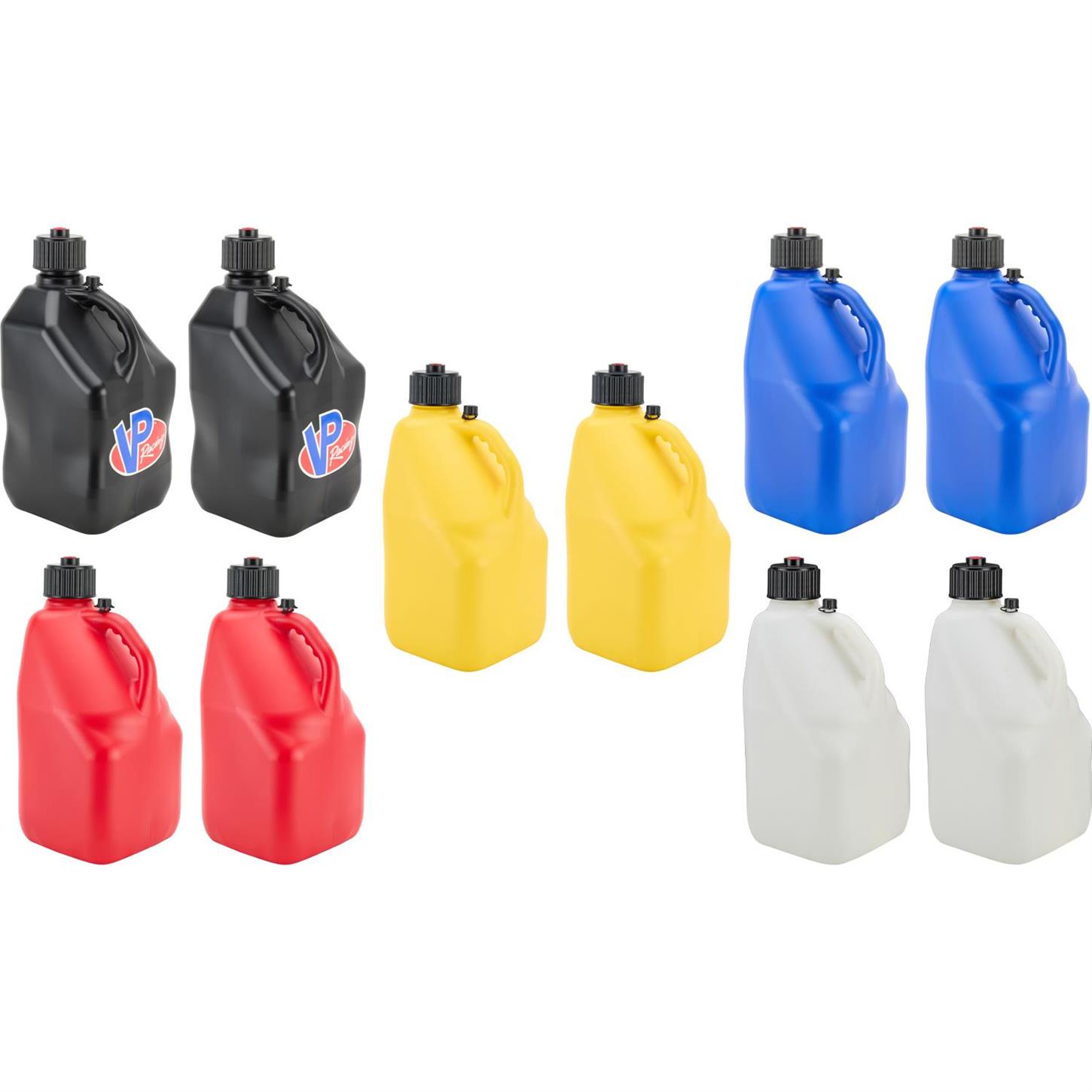 5 Gallon Square Utility Jugs, 2 Pack