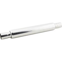 Stainless Steel 2 Inch Bullet Glasspack Mufflers, 18" Case