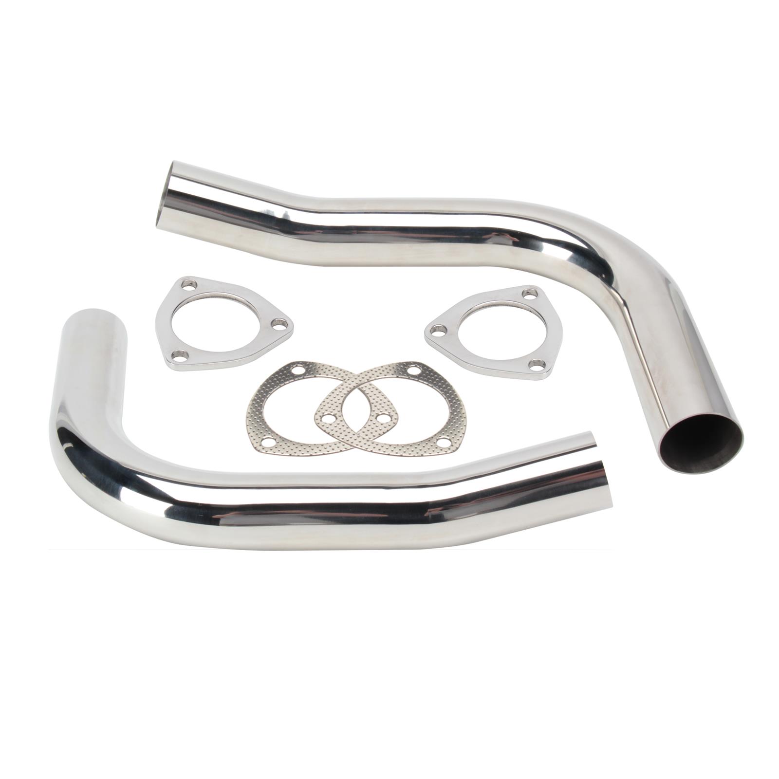 Stainless Steel Hugger Header Extension Kit, Polished