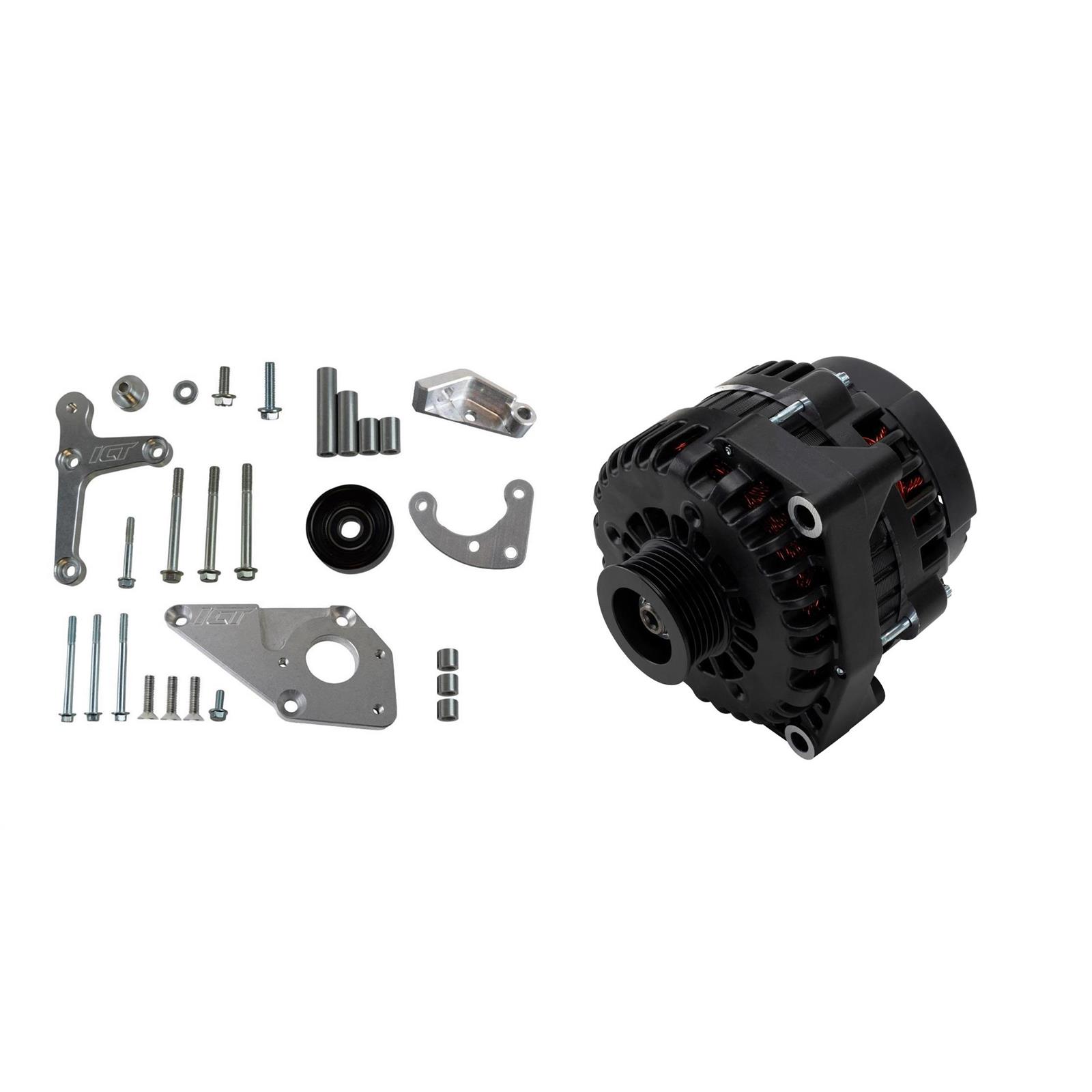 Alternator/PS Pump Bracket, Low Mount & 220 Amp Alternator