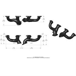 Fenton 1936 1959 Chevy 216 235 261 6 Cylinder Cast Iron Headers