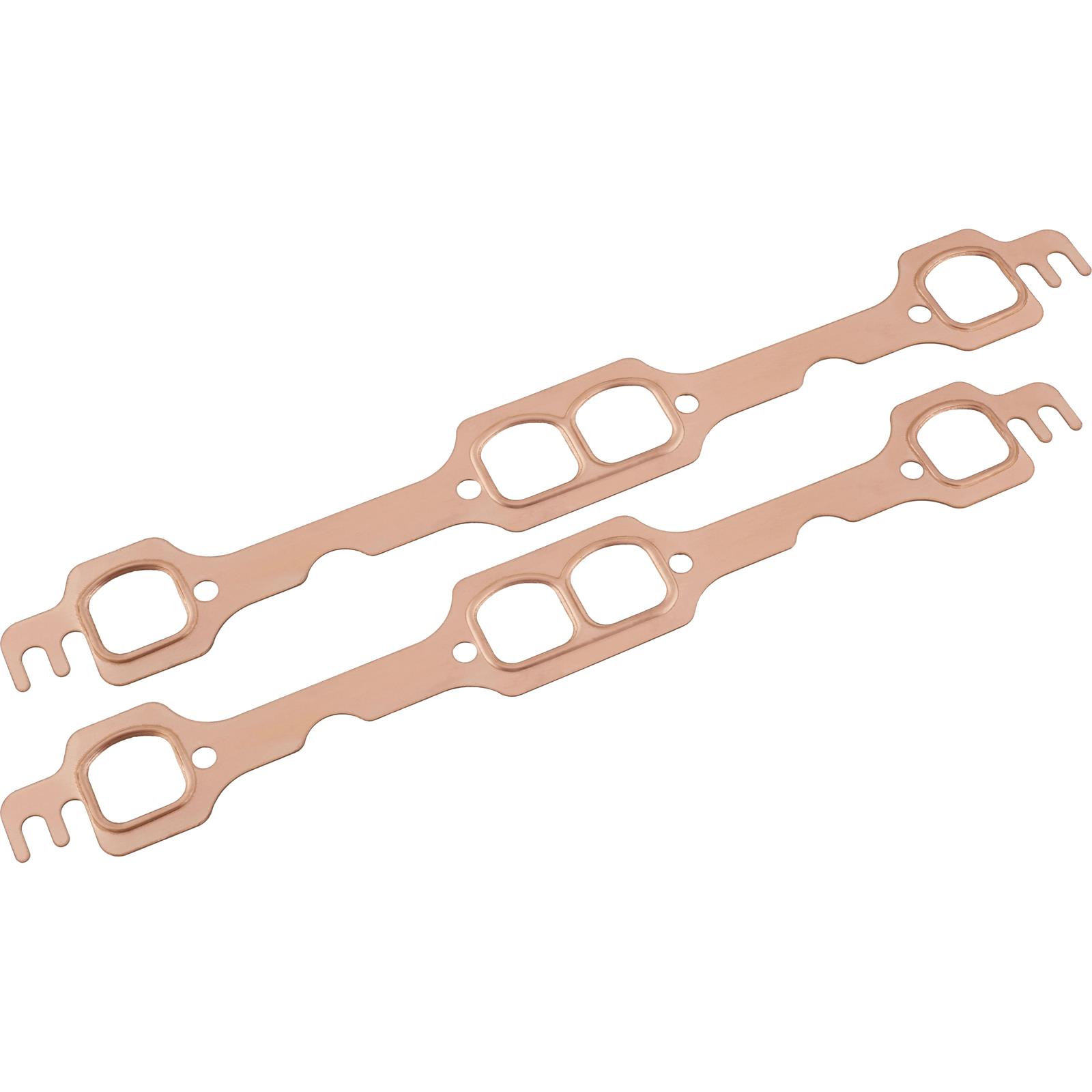 Small Block Chevy Copper Exhaust Gasket DPort Heads