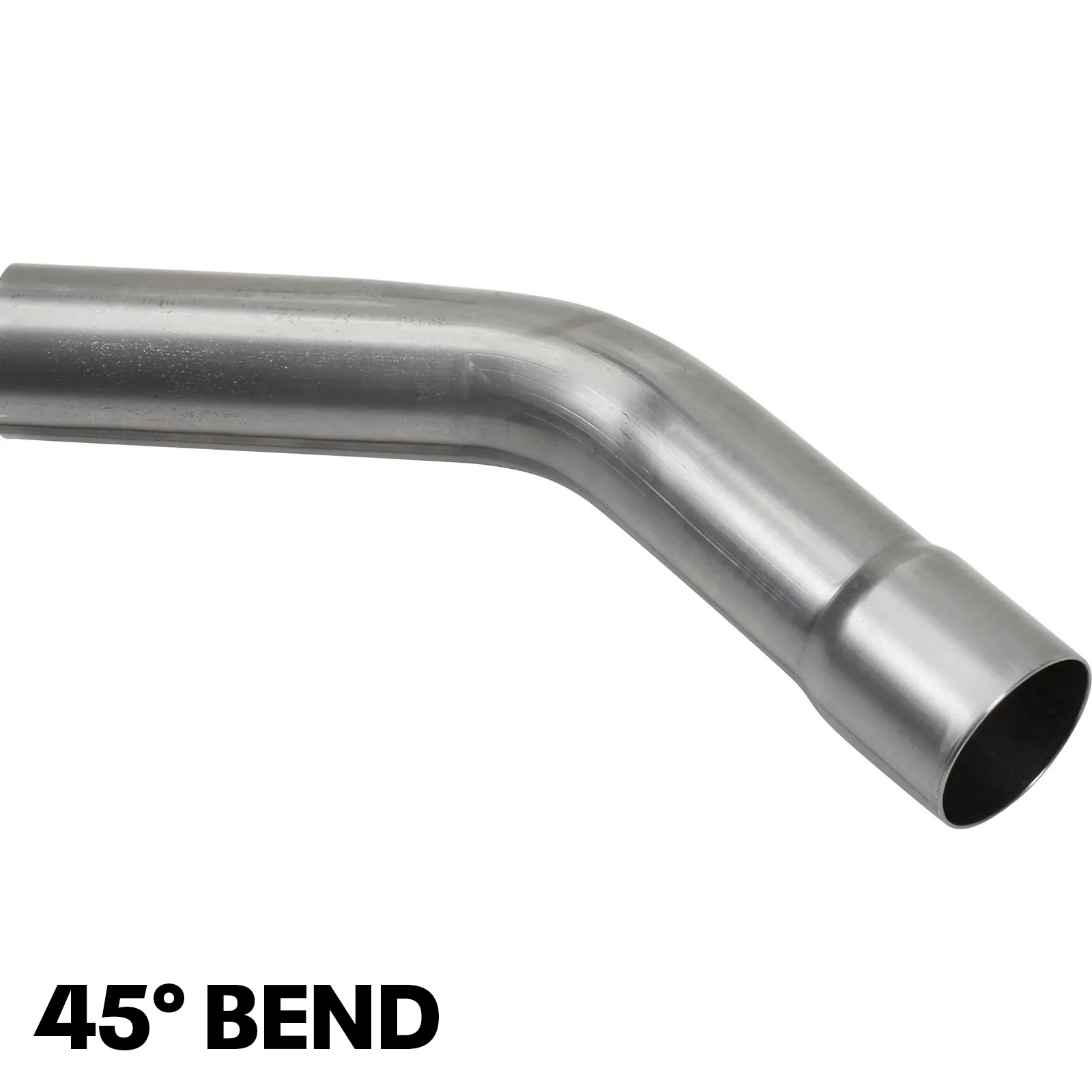 BEZT 2.25" OD Mild Steel Exhaust Pipe – 47" Long, Custom DIY Straight Tube (18-Gauge)