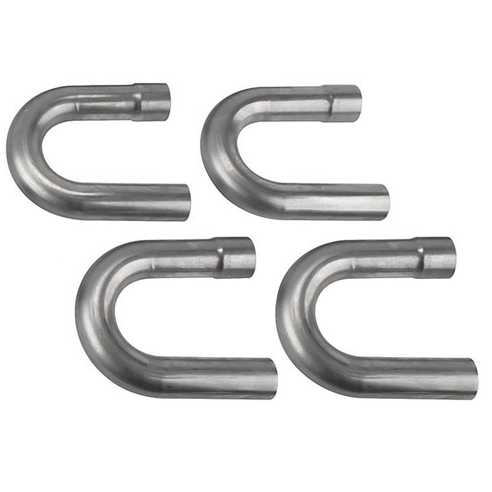 Universal Stainless Steel Dual Exhaust Mandrel Bend Kit, 21/2 Inch