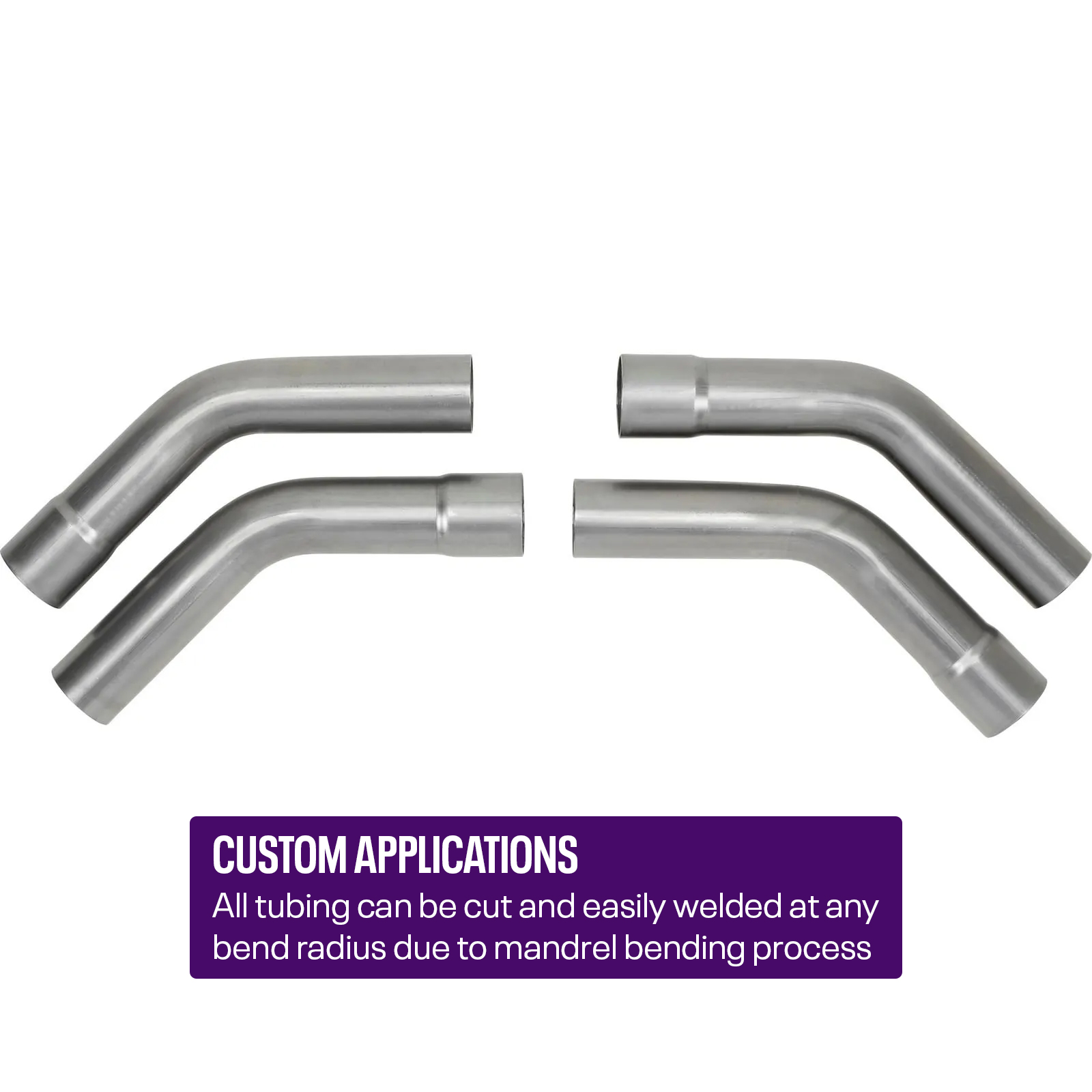 Custom Stainless Steel Catback Clr Mandrel Bends Bending Exhaust Pipe
