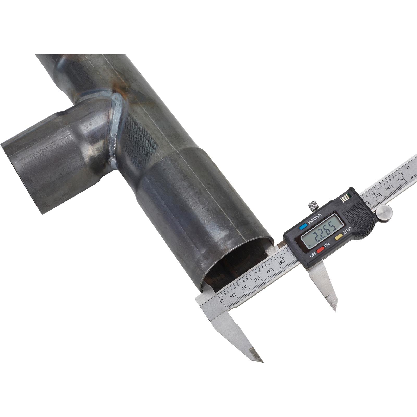 Universal Dual Exhaust HPipe Balance Tube Kit, 21/4 Inch