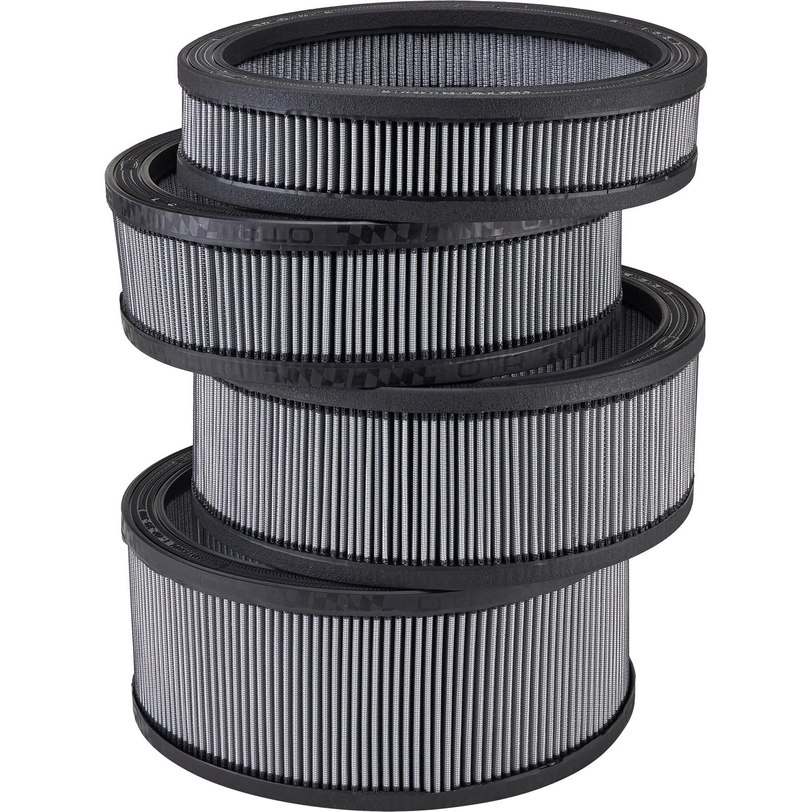 Speedway Dry Media Reuseable Air Filter Element, 14 x 4 Inch