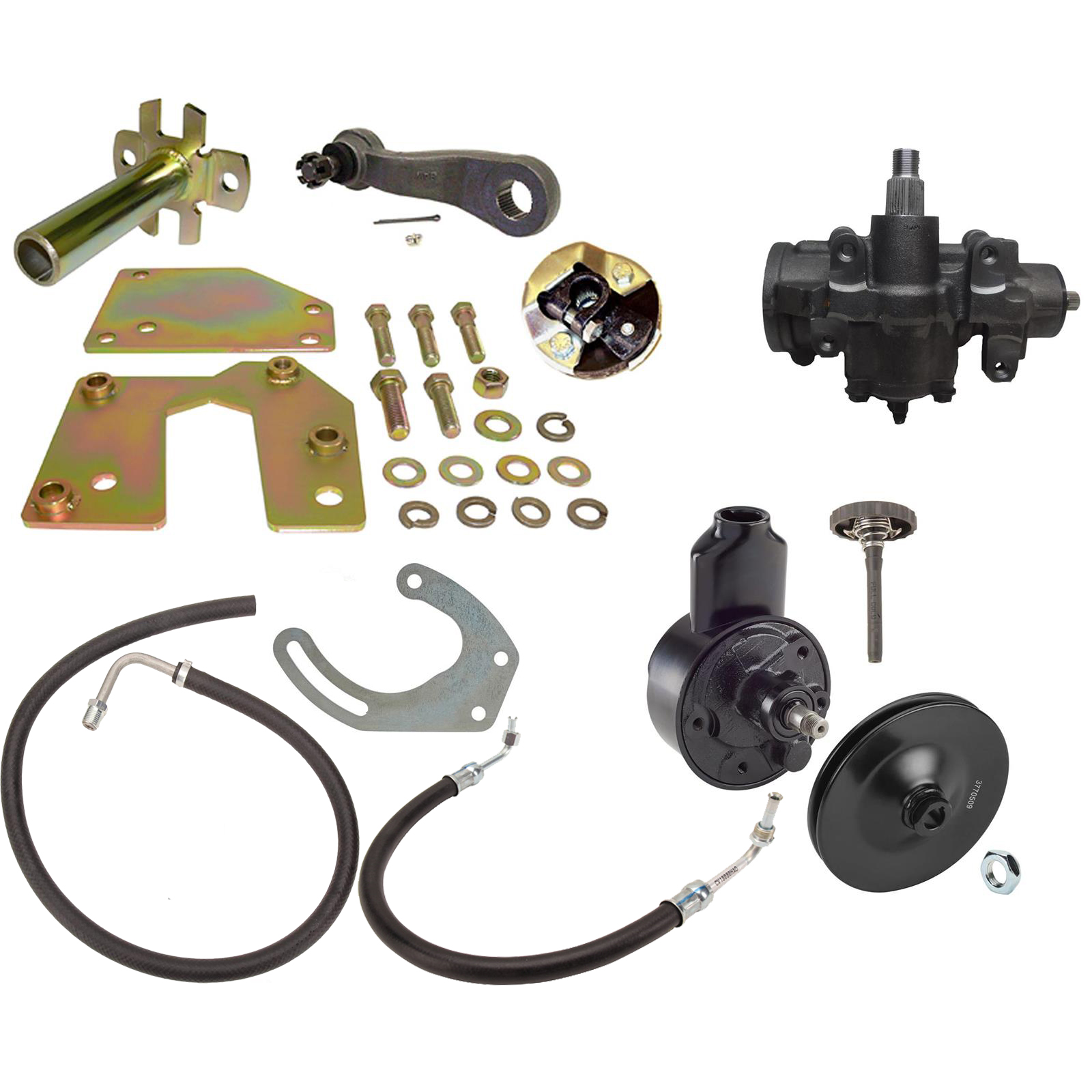 6066 Chevy C10 Complete Power Steering Conversion Kit W/ Box