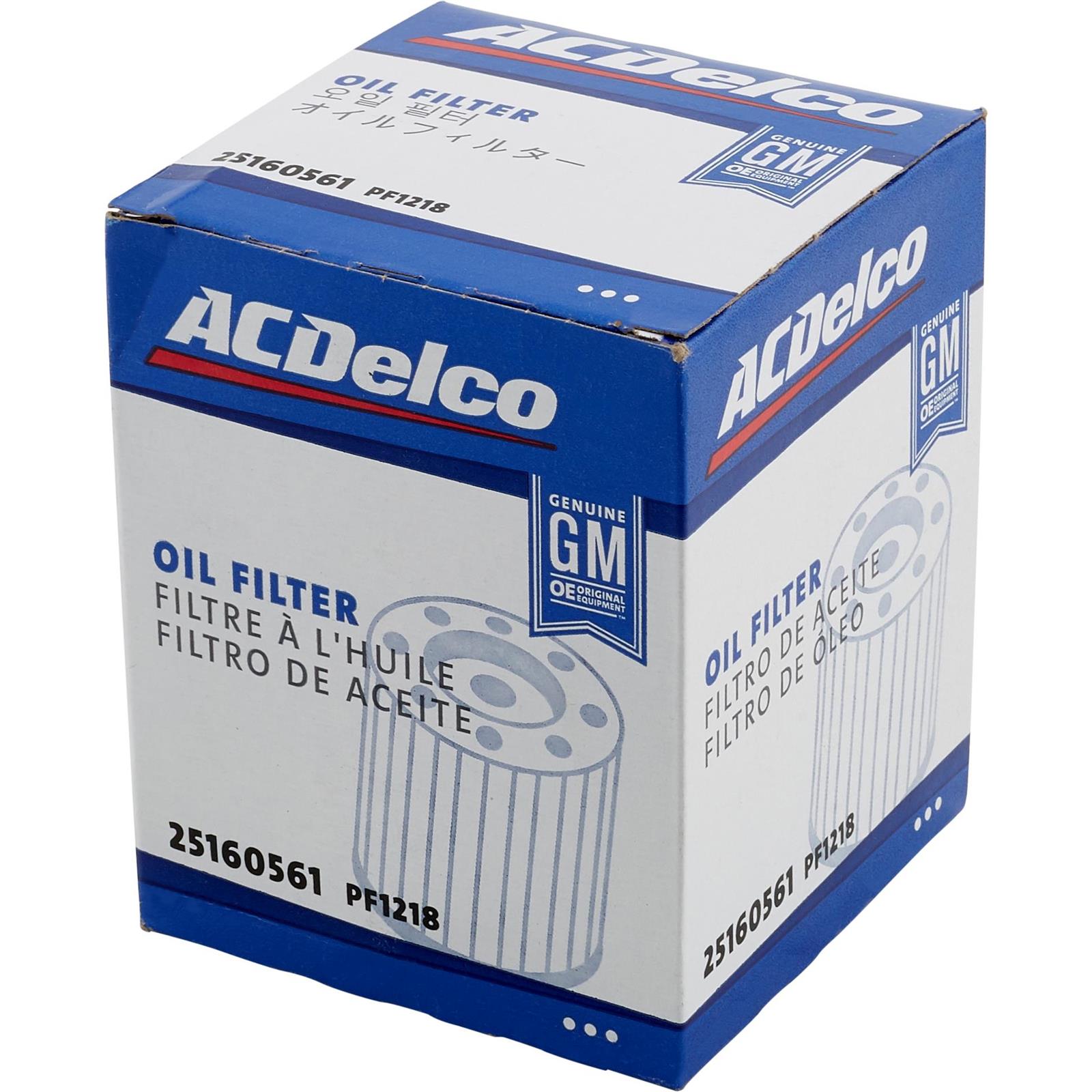 ACDelco Duraguard™ オイルフィルター PF1218 AC Delco PF1218 Duraguard Engine Oil Filter, Chevy