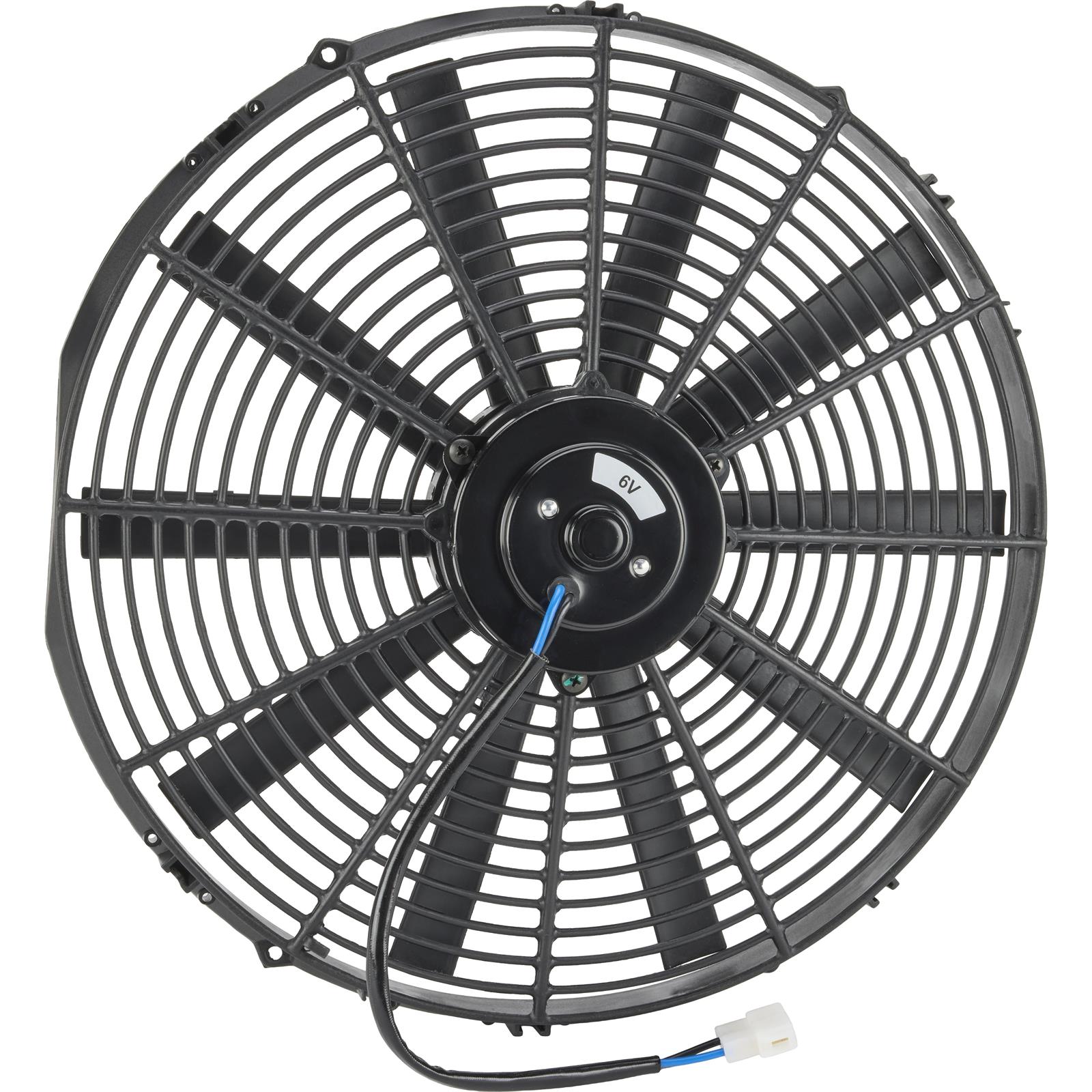6 Volt 6v Electric Radiator Cooling Fan-16 Inch Dia. Push/Pull-10