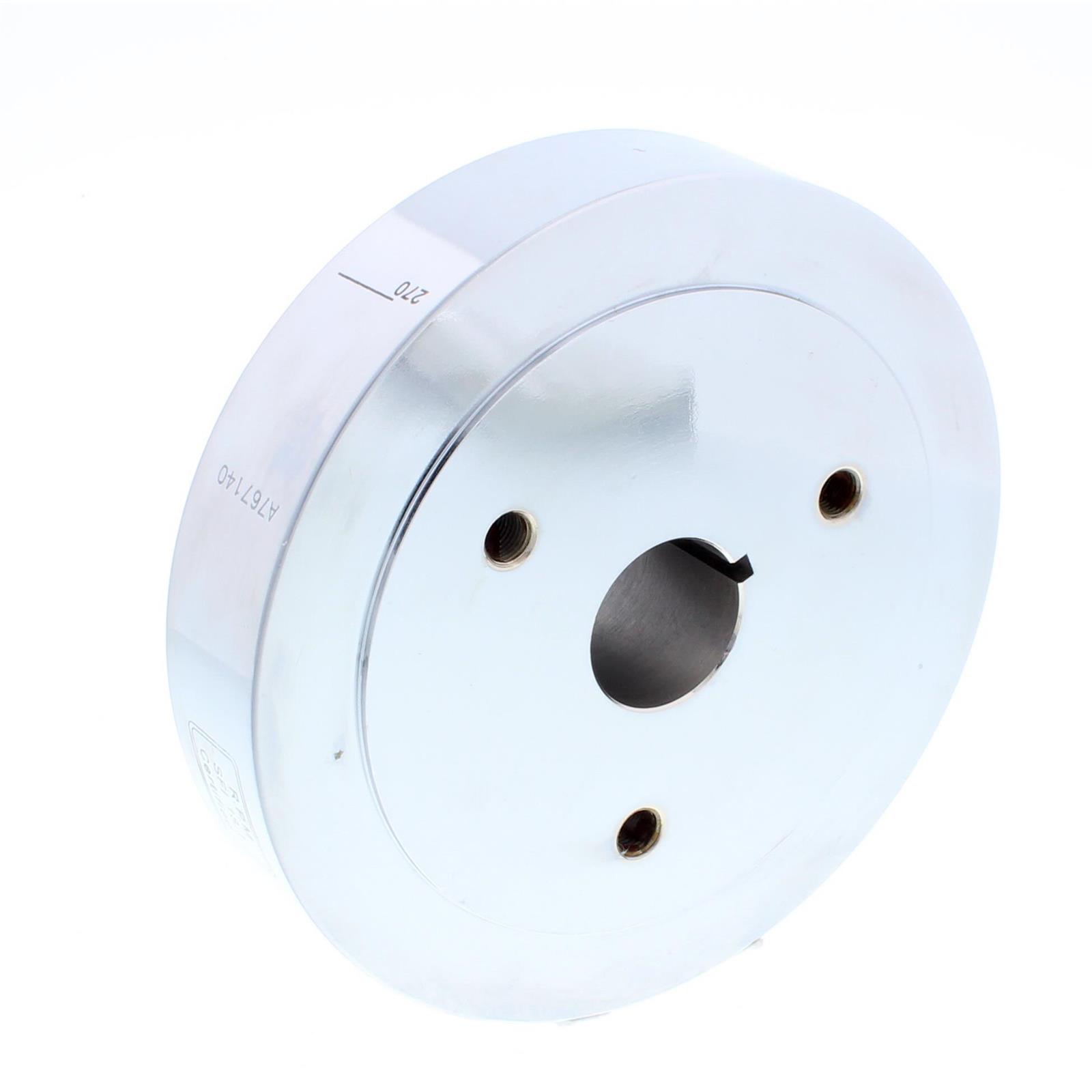 Speedway Chrome SBC 350 Fluid Harmonic Balancer, 6.25 Inch