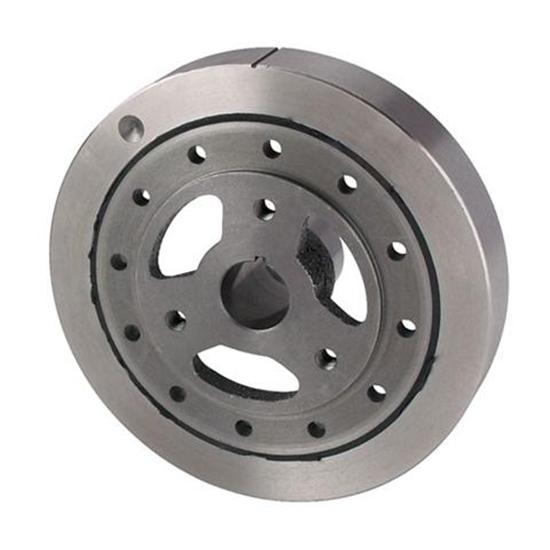 Chevy 350 Harmonic Balancer, 8 Inch, Plain Steel