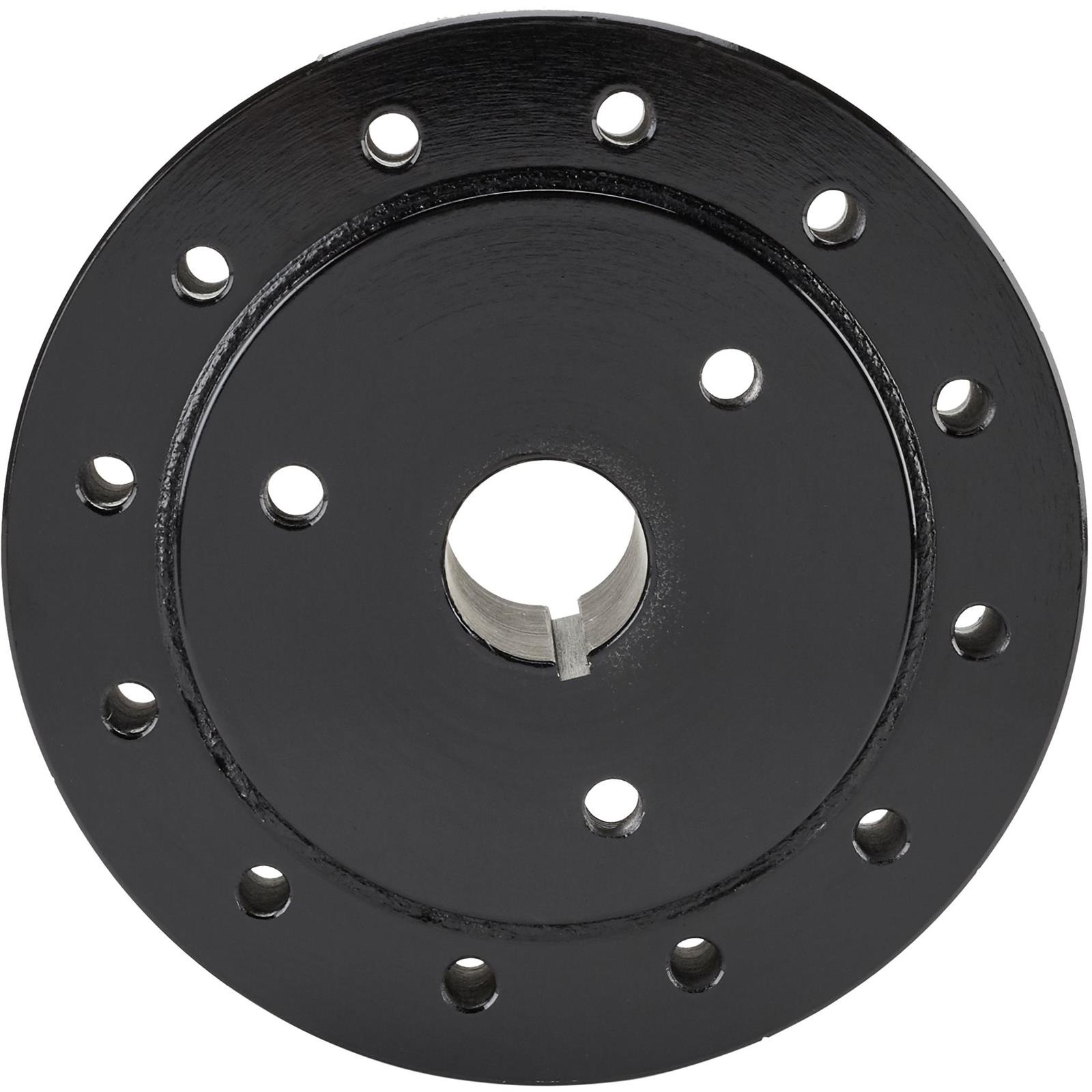 Small Block Chevy Harmonic Balancer, 63/4 Inch, Black