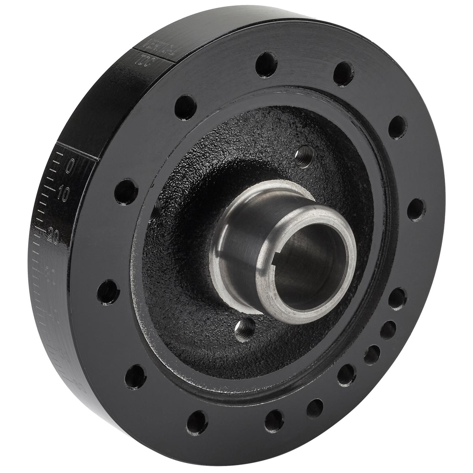 Small Block Chevy Harmonic Balancer, 63/4 Inch, Black