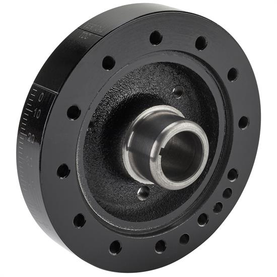 Small Block Chevy Harmonic Balancer, 63/4 Inch, Black