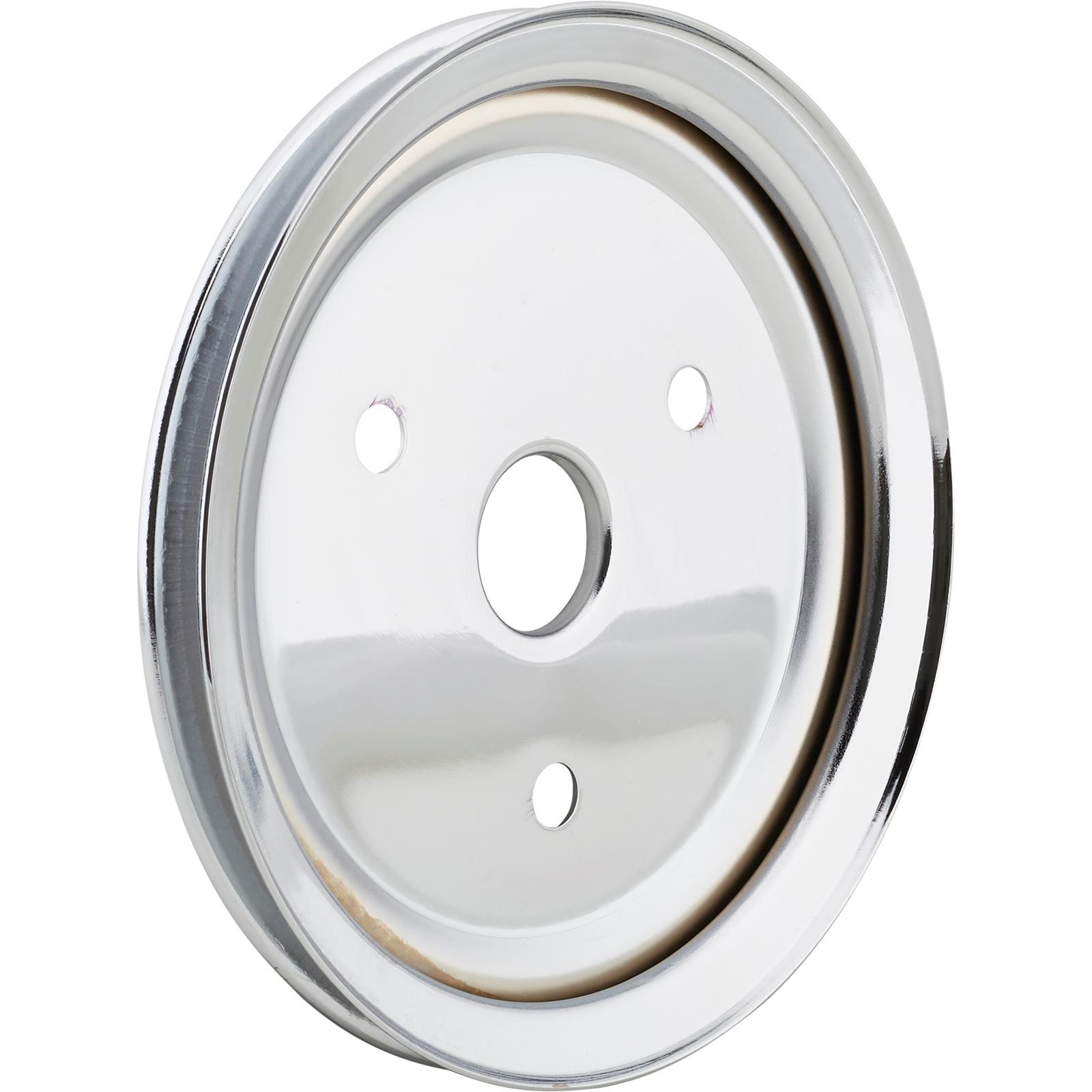 1955-68 Small Block Chevy Single Groove Lower Pulley, Short Water Pump