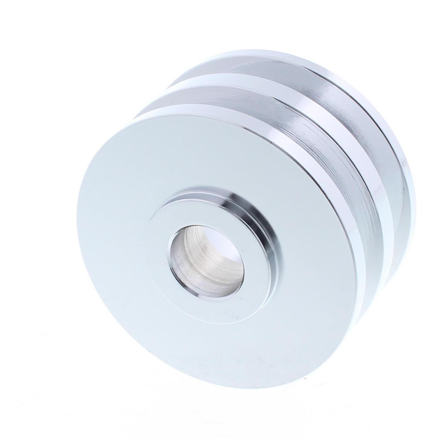 Chrome Dual Groove Alternator Pulley