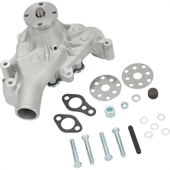 Small Block Chevy Aluminum Water Pump, Long