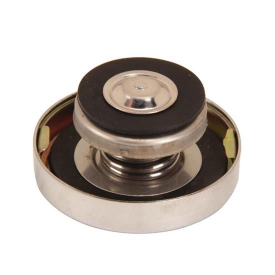 Round Chrome Radiator Pressure Cap, 15 Lbs